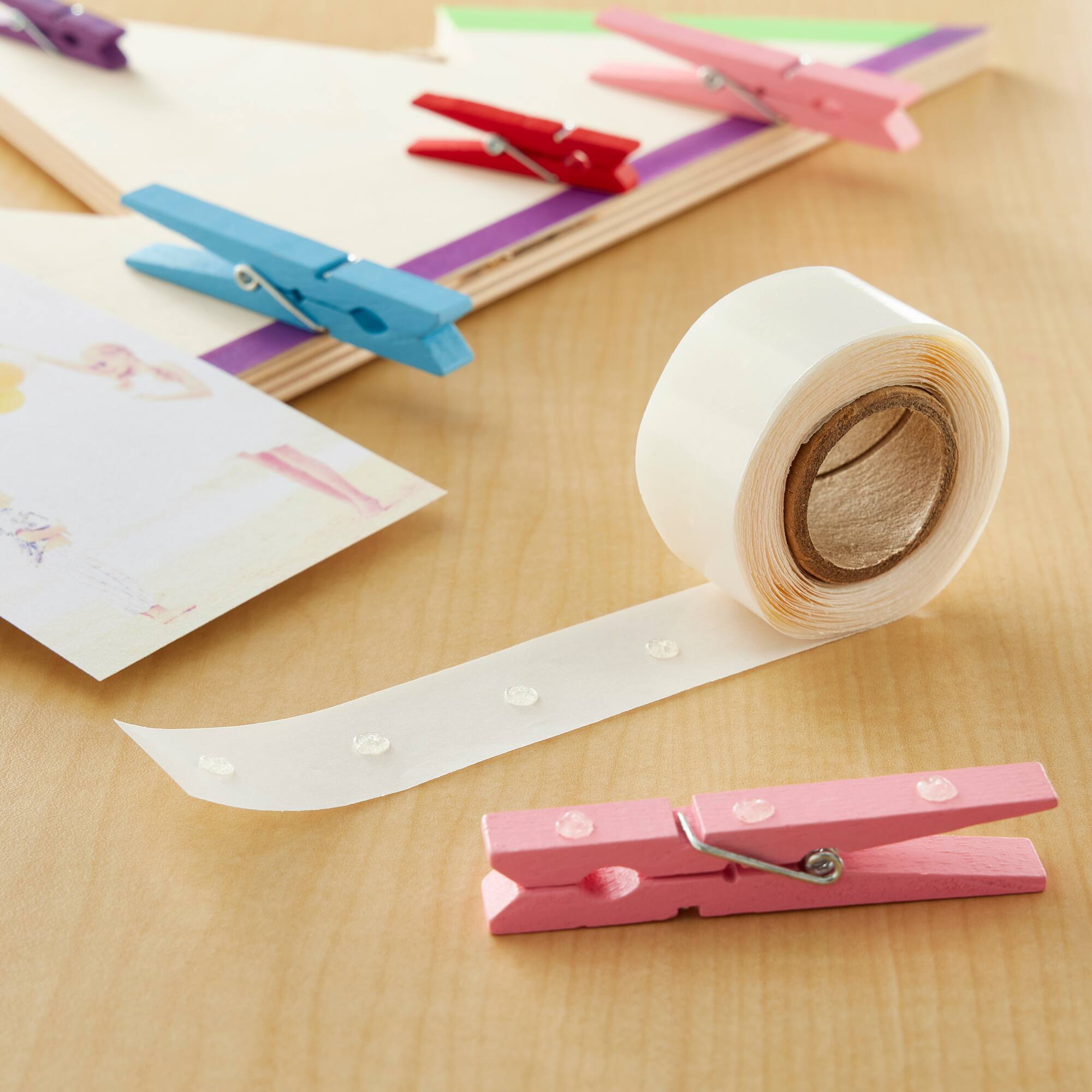 12 Packs: 225 ct. (2,700 total) iCraft® Pixie™ Clear Adhesive Dots
